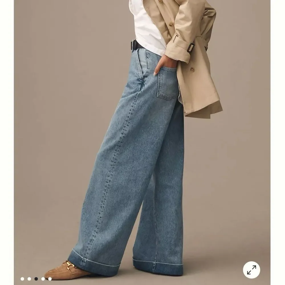 NWT Anthropologie Pilcro Denim Trousers - Picture 2 of 6